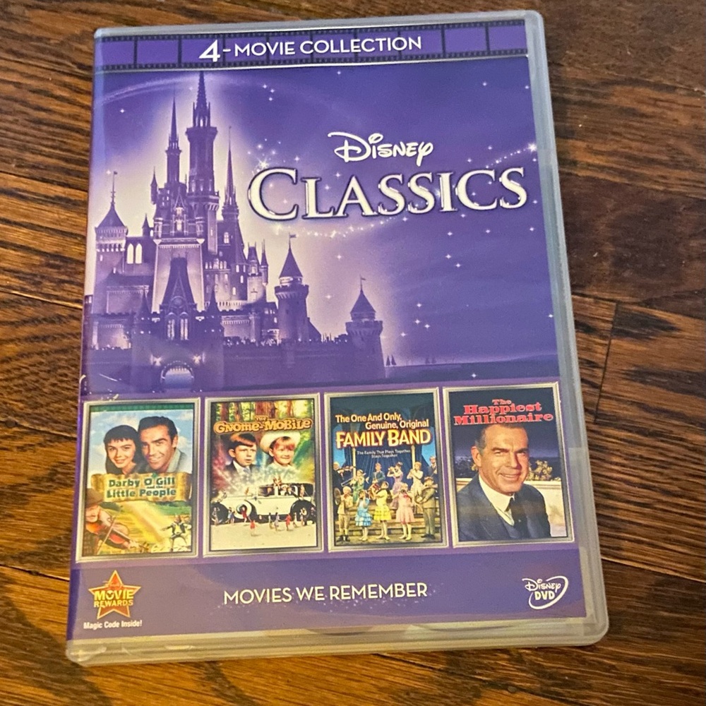 Disney Classics 4-Movie Collection with Purple Cover